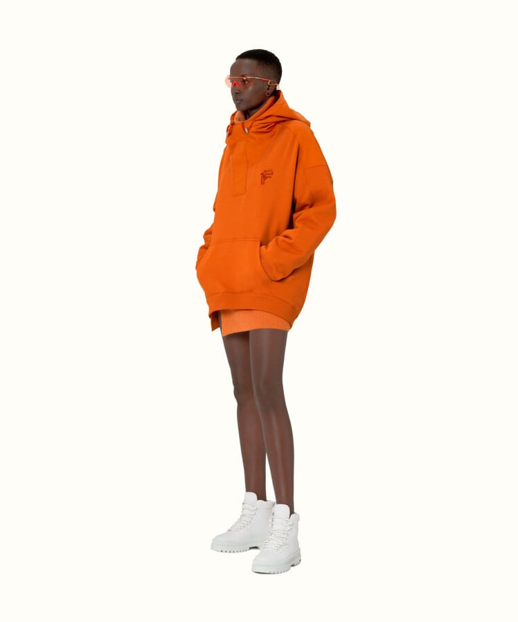 Fenty Dual-Fabric Oversized Hoodie