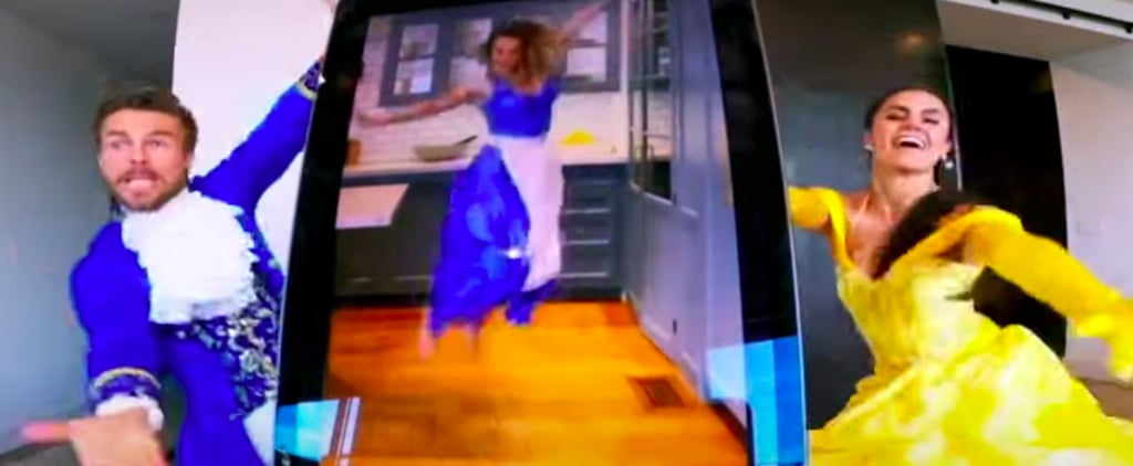 Julianne and Derek Hough Put on a Whole Show For Their Beauty and the Beast Singalong