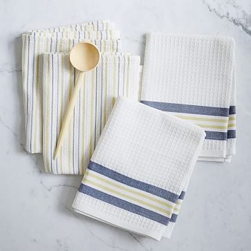 Striped tea towels