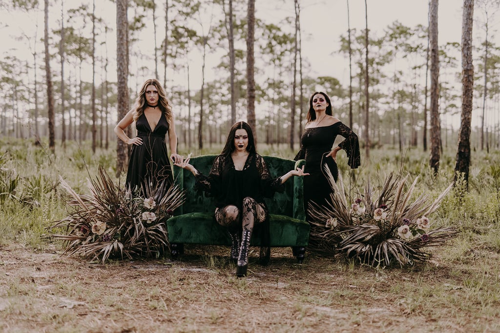 Witch-Inspired Halloween Wedding Shoot​