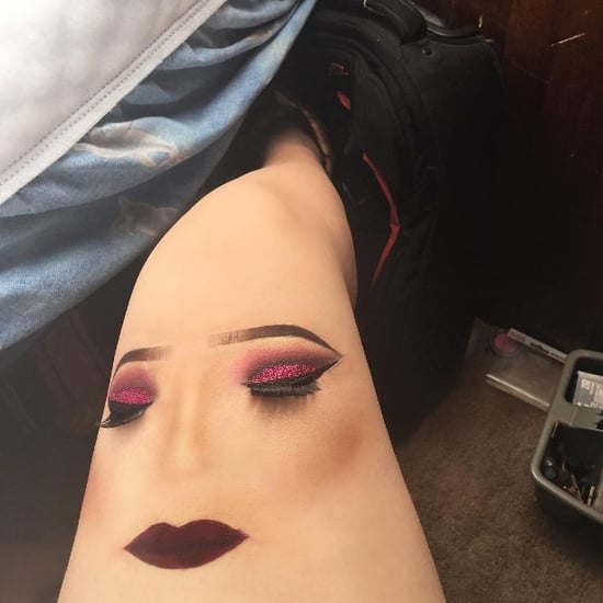 Thigh Makeup Instagram Trend