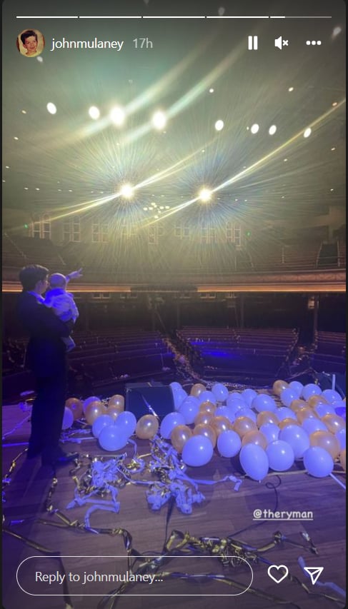 John Mulaney's Son Malcolm Helps Him Celebrate His Birthday