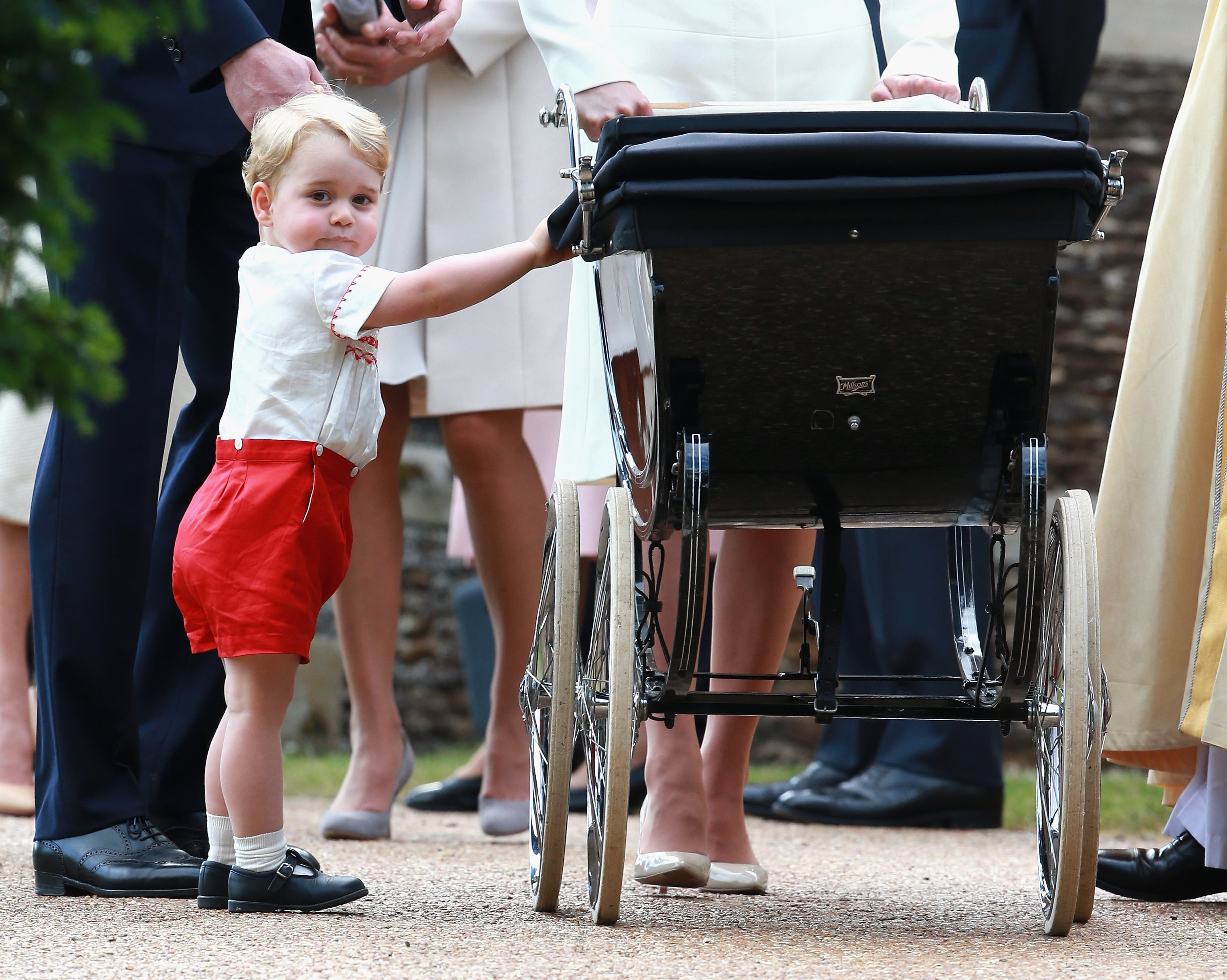 Prince George at Princess Charlotte s Christening Pictures