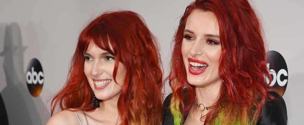 Bella Thorne's Rainbow Hair at the American Music Awards