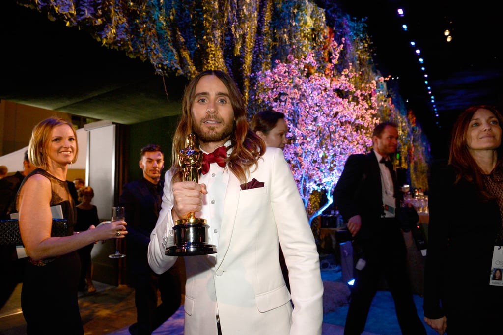 Jared flaunted his win.