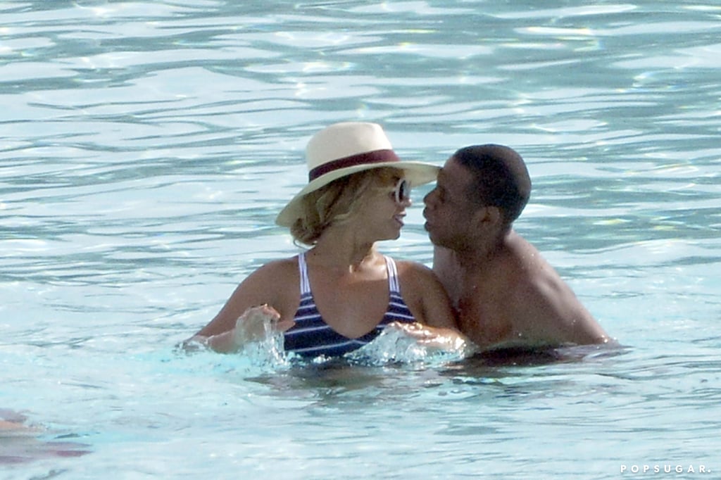 Beyonce Wearing a Swimsuit in Italy Pictures 2015