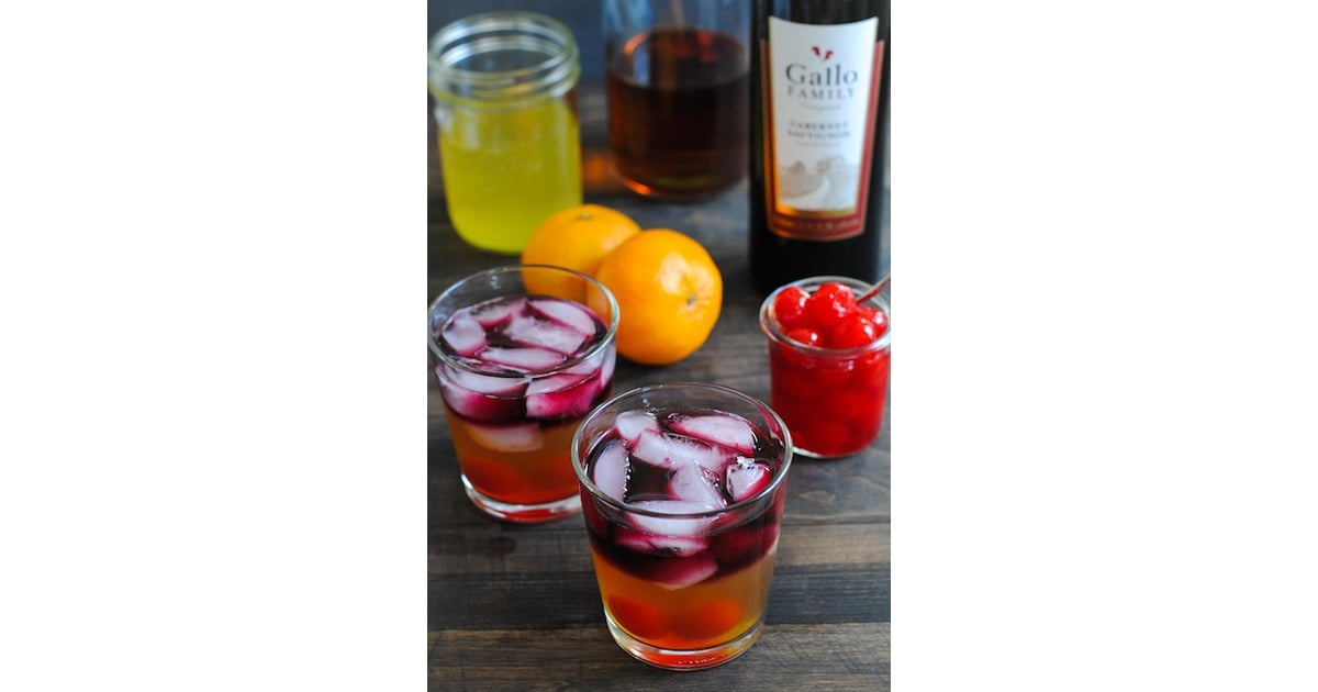 Clementine, Whiskey, and Wine Cocktail Best Fall Cocktail Recipes