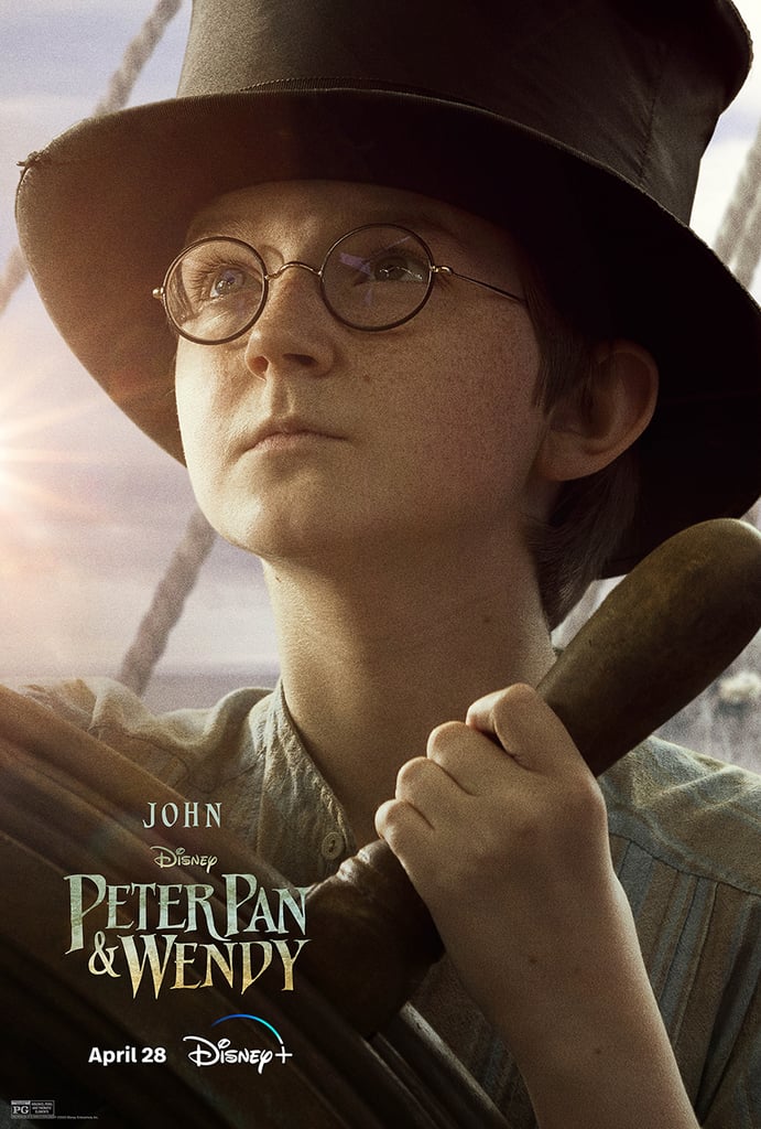 约书亚·皮克林在《彼得·潘与温迪》海报中饰演约翰·达林