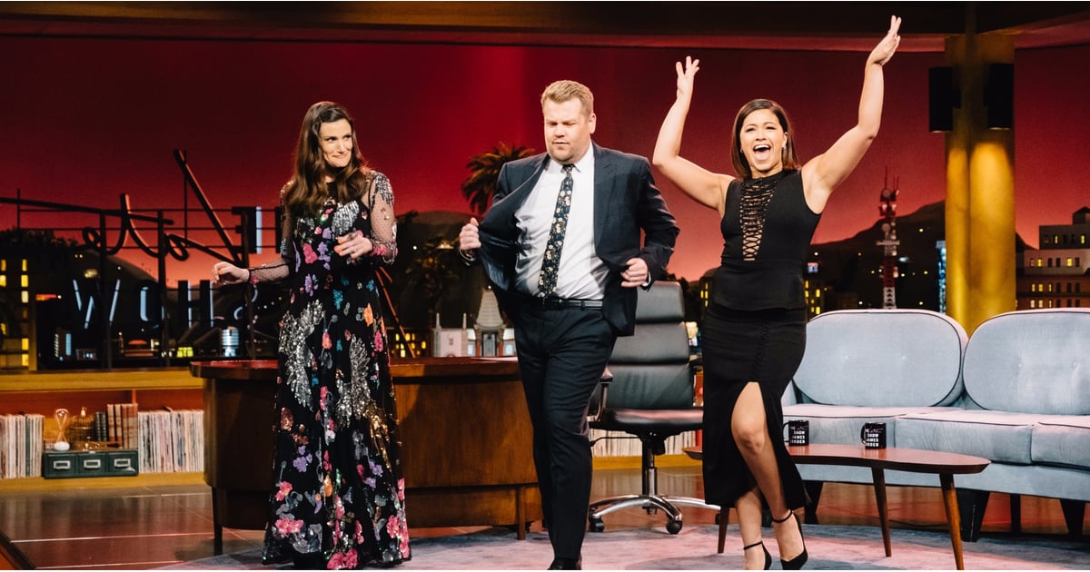 Gina Rodriguez Salsa Dancing With James Corden Video POPSUGAR Latina