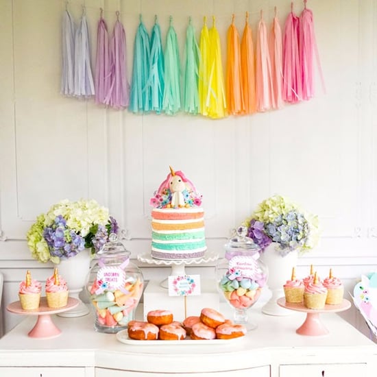 Colorful Pastel Unicorn Birthday Party Idea