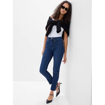 High Rise Vintage Slim Jeans