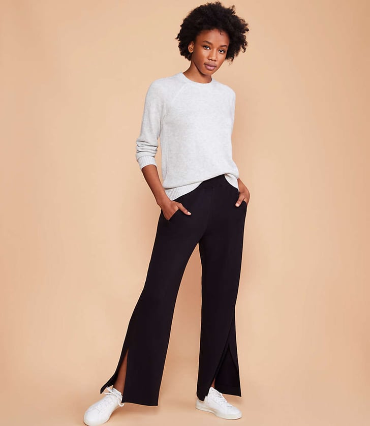 Signaturesoft plush wide shop leg pants