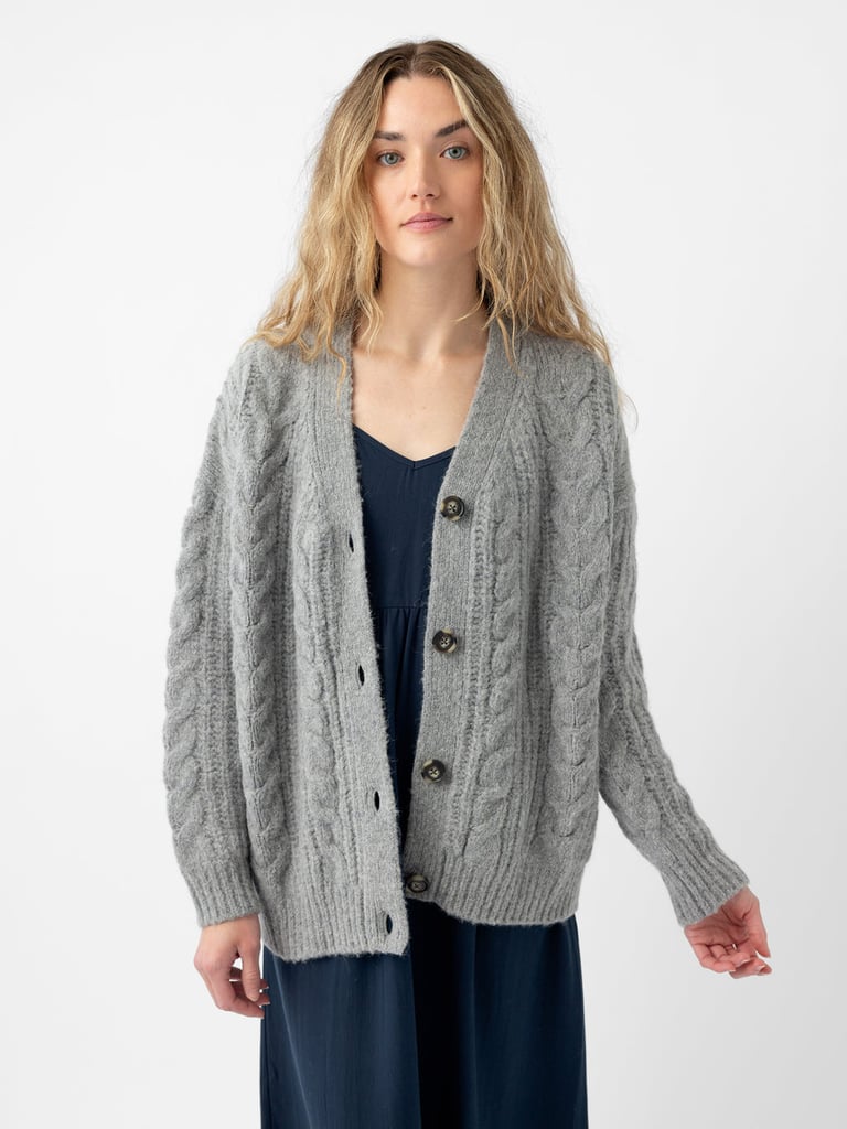 Cozy Earth Oversized Cable Knit Cardigan
