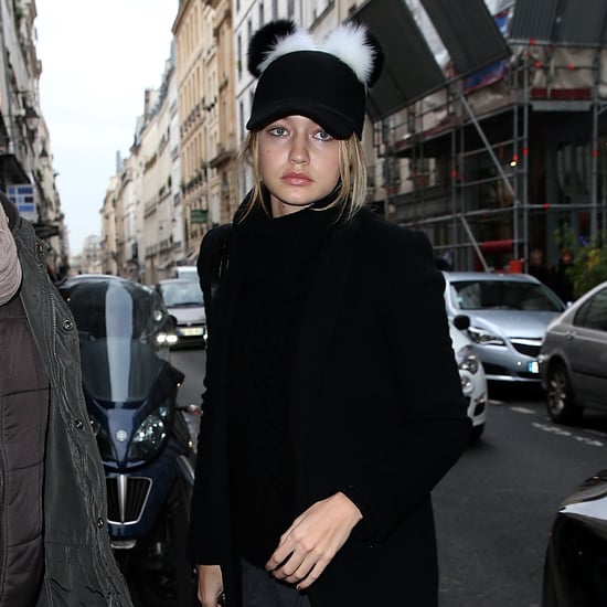 Gigi Hadid's Pom-Pom Hat