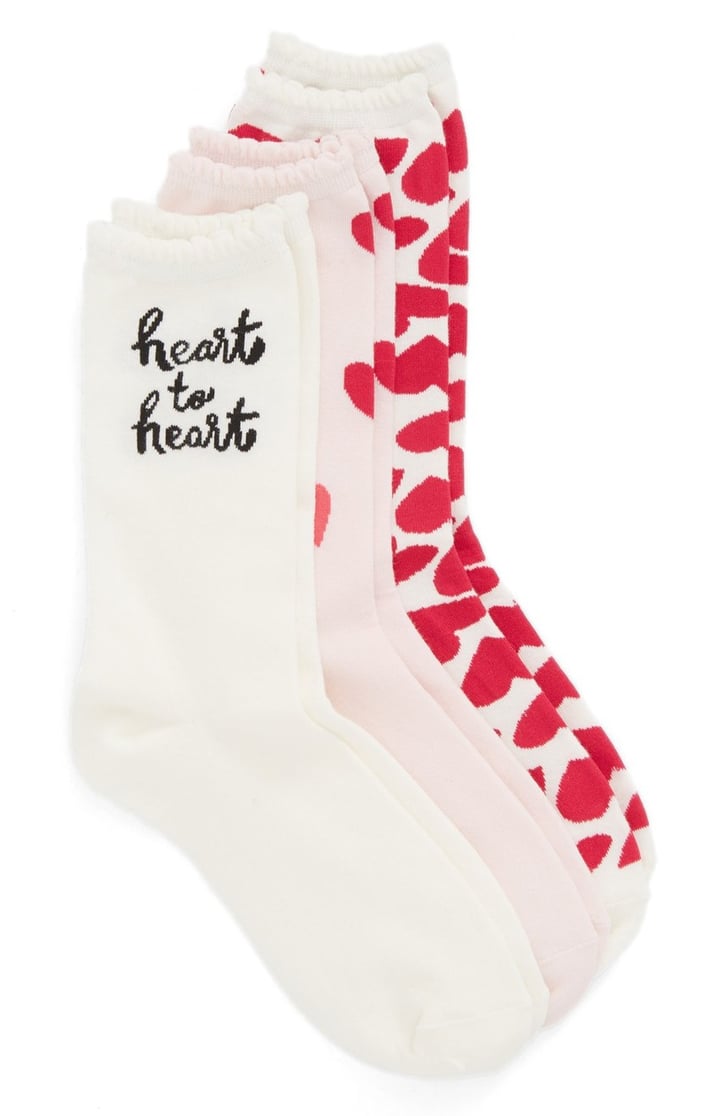 Kate Spade Heart Socks | Best Valentine's Day Gifts Under $100 ...