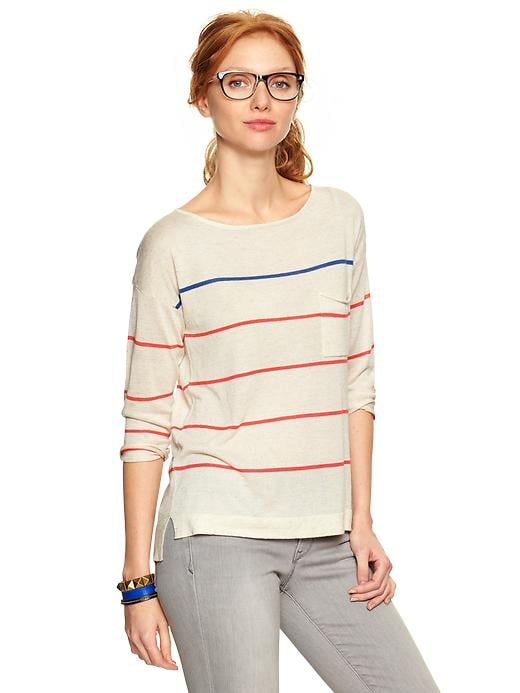 Gap Skinny-Stripe Boatneck Sweater