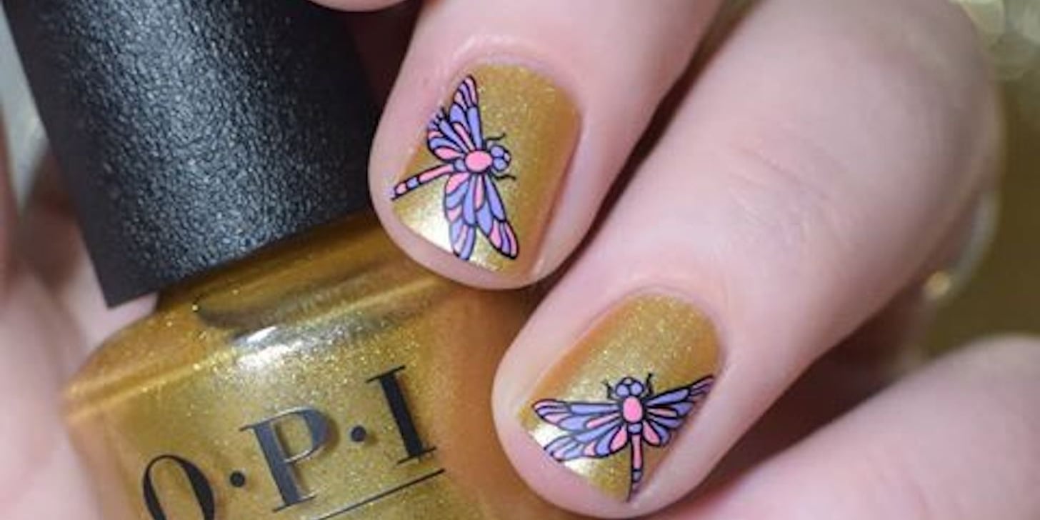 Dragonfly Nail Art Ideas | PS Beauty