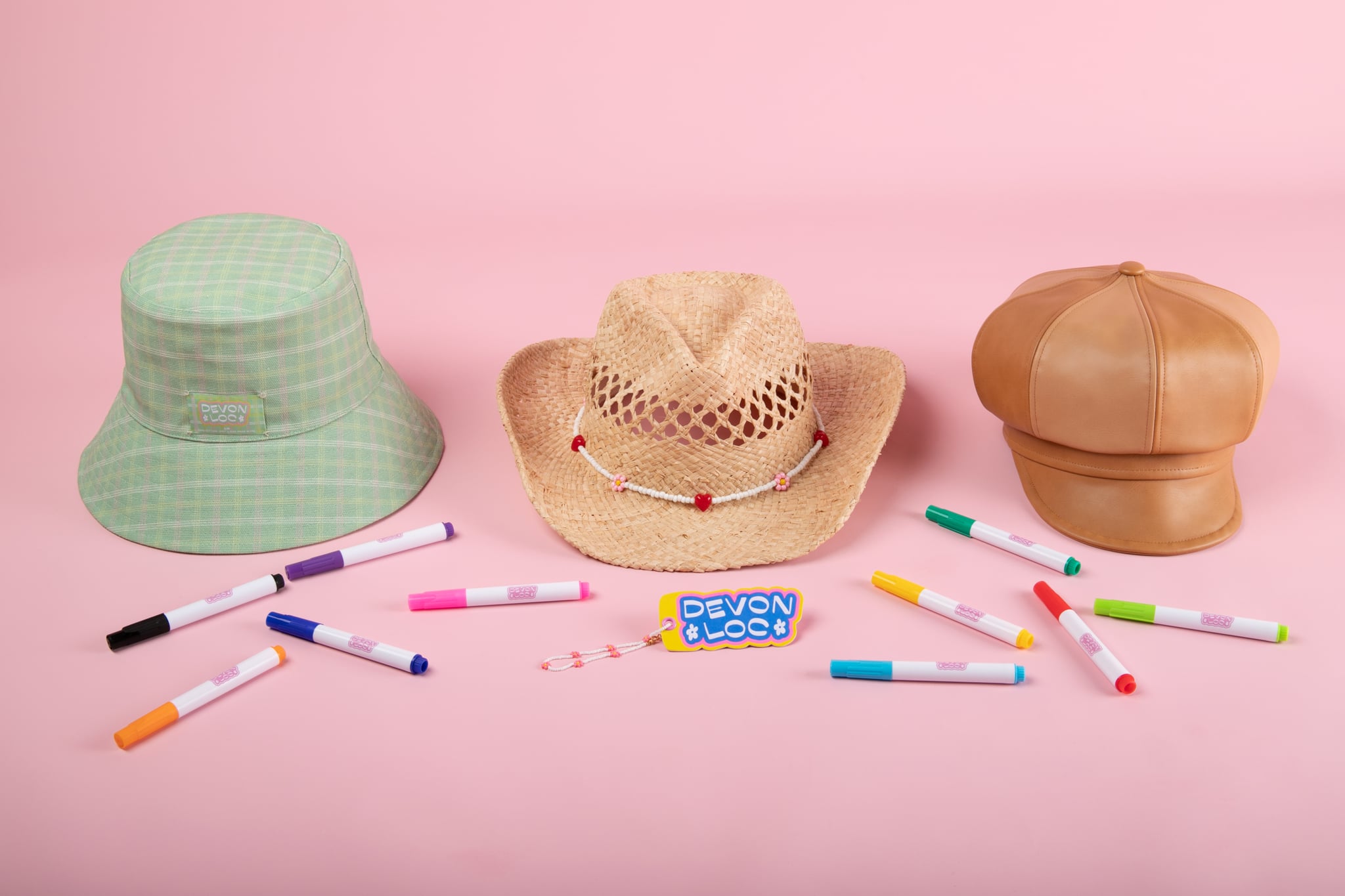 Devon Lee Carlson and Lack of Colour s Y2K Hat Collection