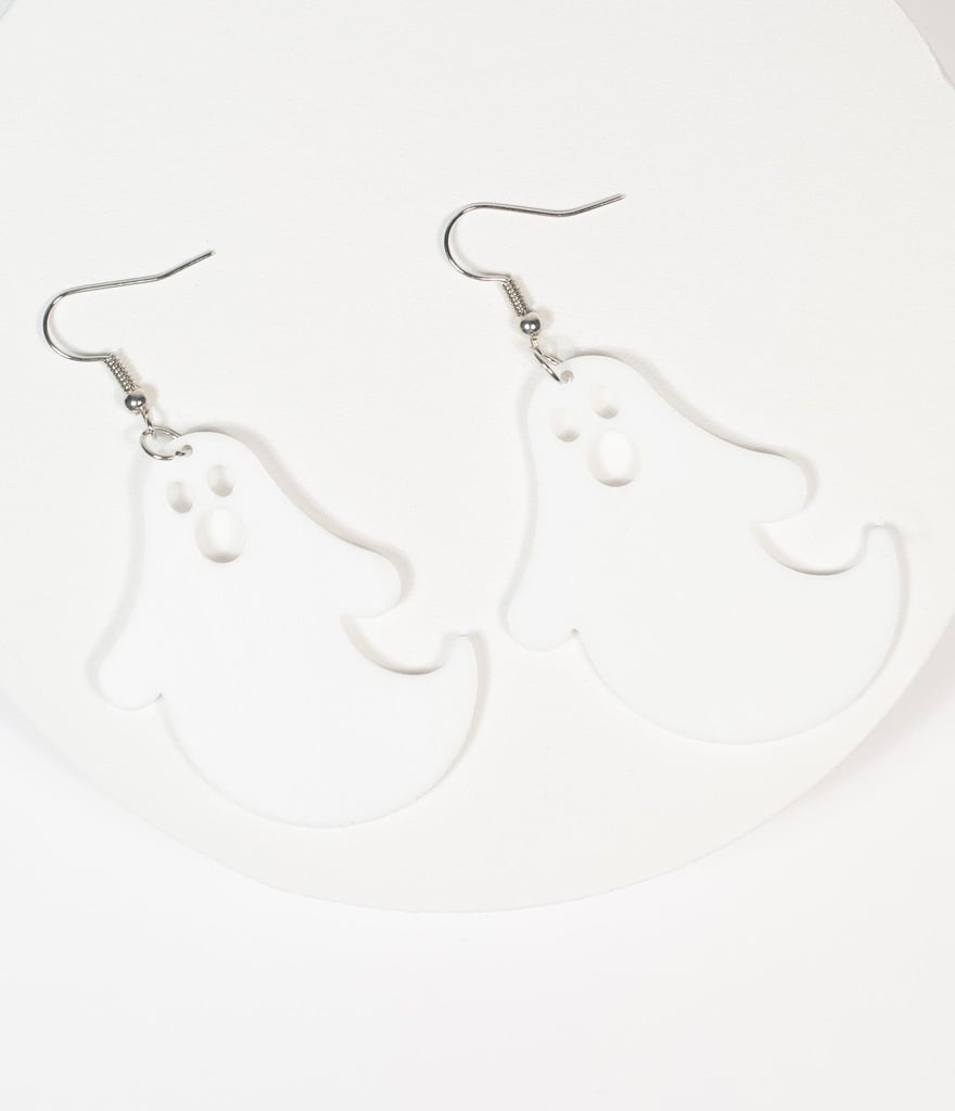 White Ghosts Drop Earrings