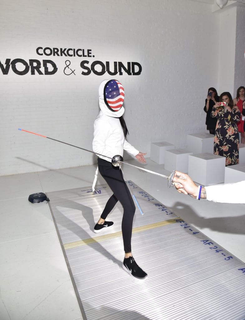 Adriana Lima Fencing Pictures December 2016