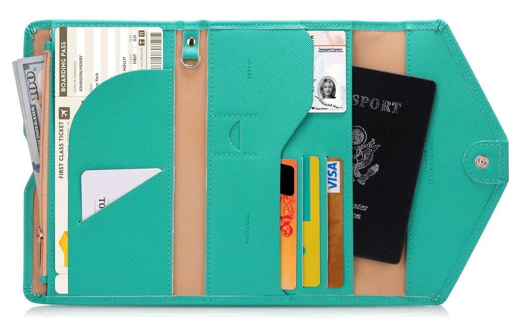Travel Passport Wallet and Document Organizer ($28)
