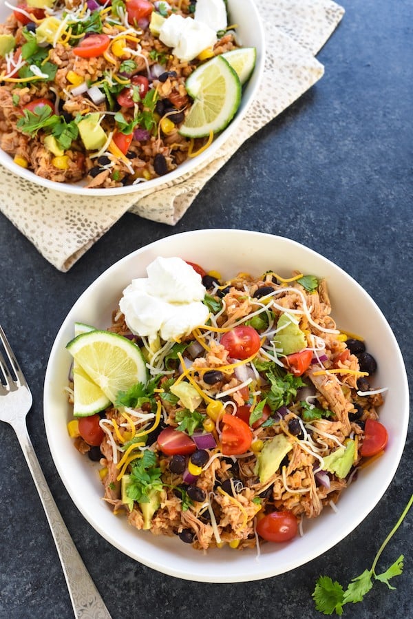 Chicken Burrito Bowls