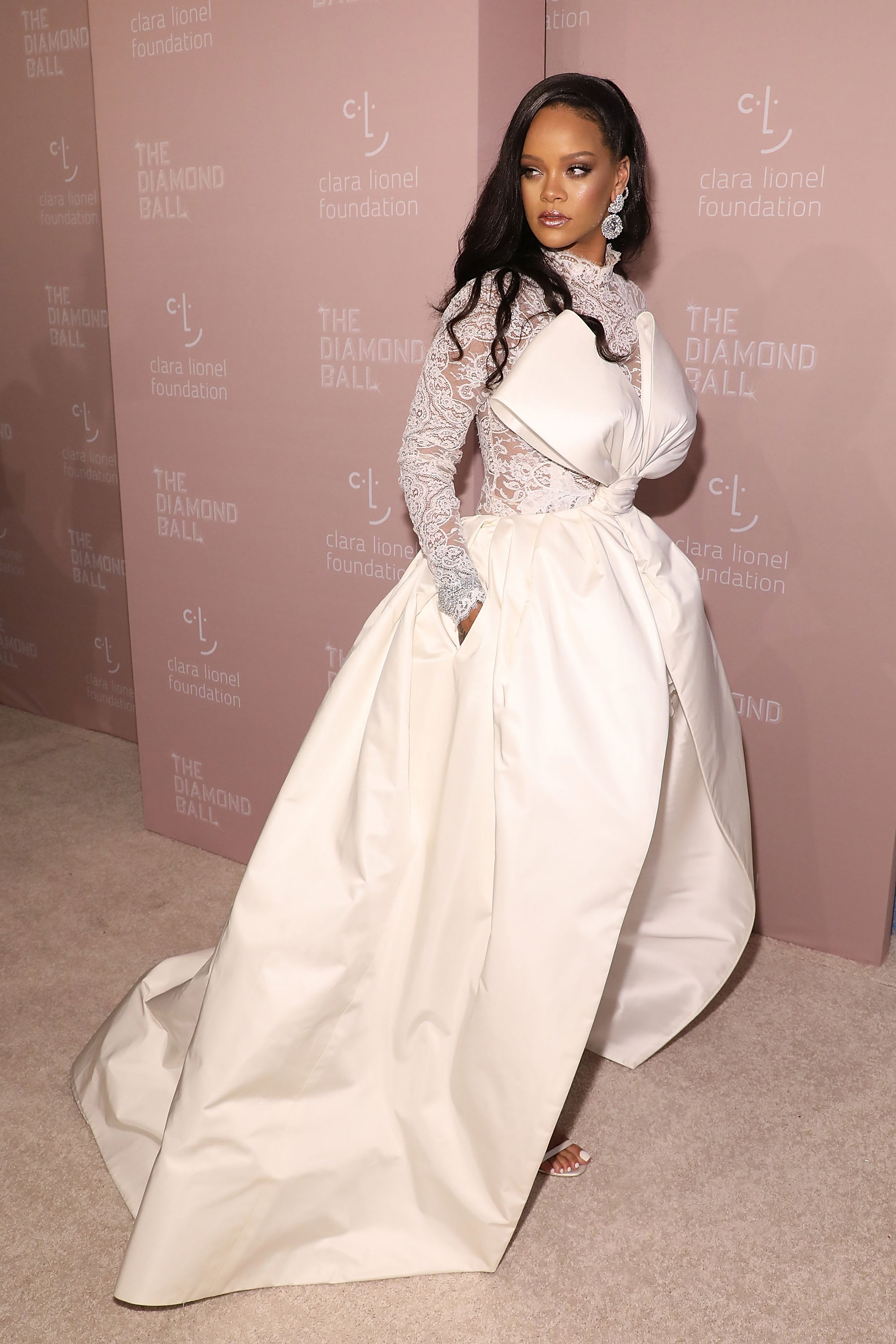Rihanna diamond ball gown sales