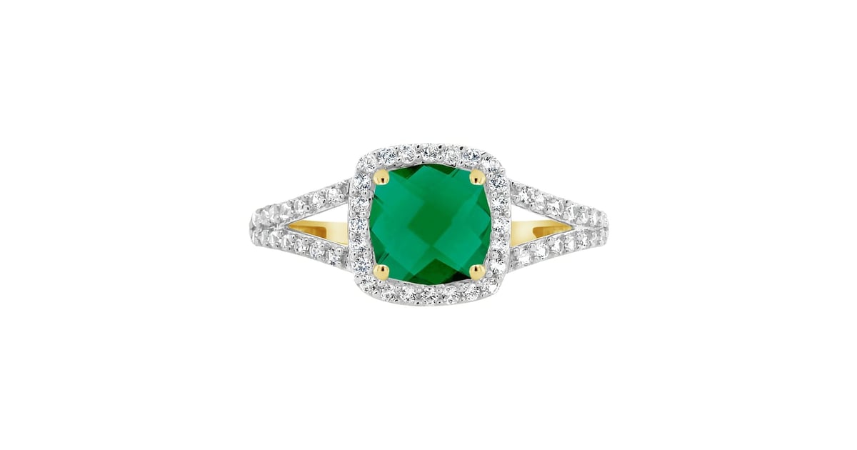Kohl's 10K Yellow Gold 7mm Cushion Gemstone Ring ...
