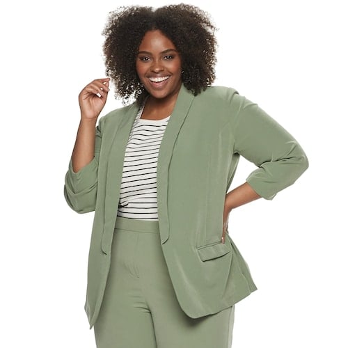 EVRI Plus Size Blazer Curvy Girls Start Your New Year on a High
