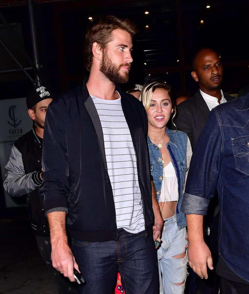 Miley Cyrus and Liam Hemsworth Out in NYC September 2016