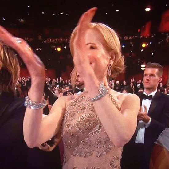 Nicole Kidman Clapping at the 2017 Oscars