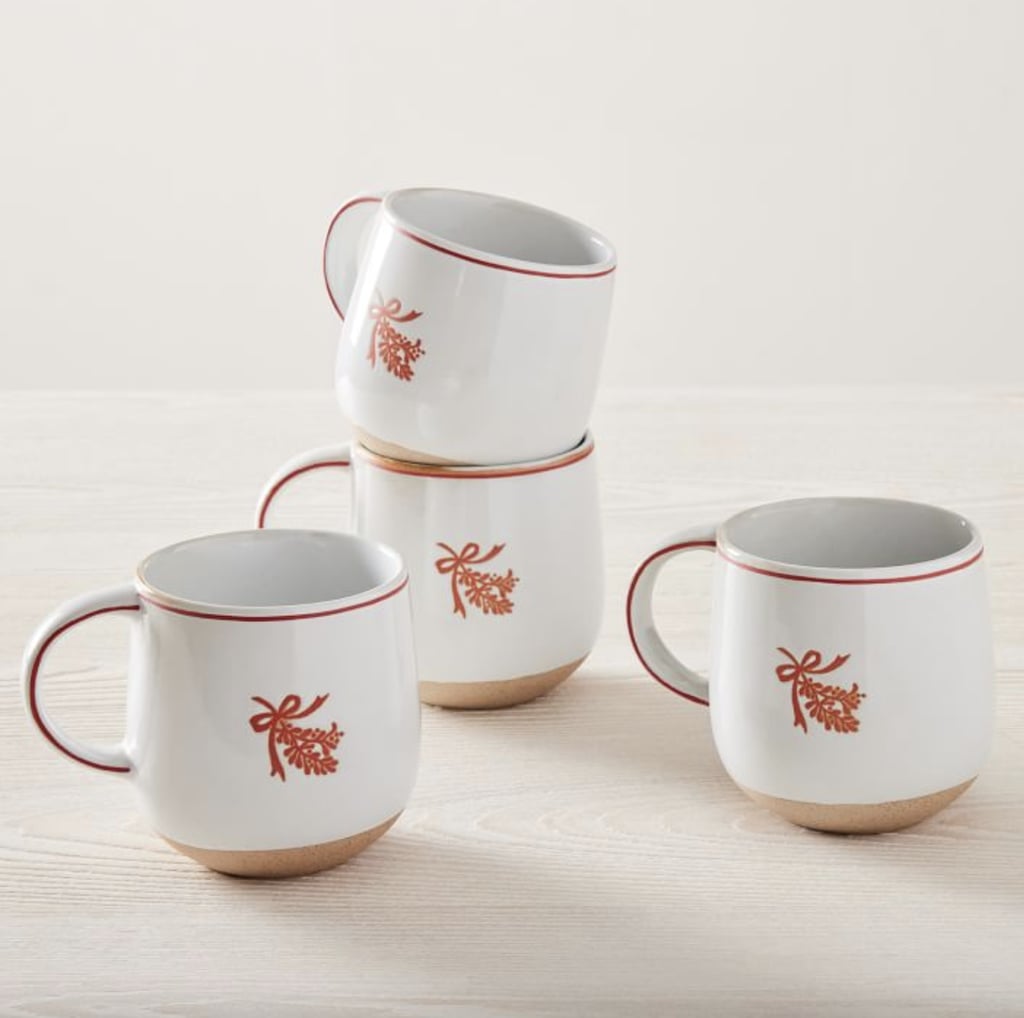 Festive Mugs: Heather Taylor Home Mistletoe Stamped Mug
