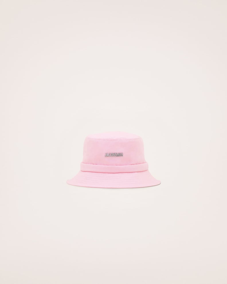Jacquemus Le Bob Gadjo Canvas Bucket Hat in Light Pink