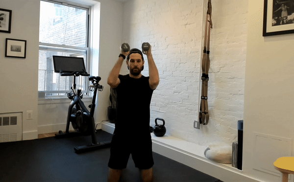 Block 2, Exercise 2: Fly to Overhead Press