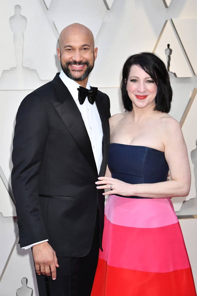 Keegan-Michael Key and Elisa Pugliese at the 2019 Oscars