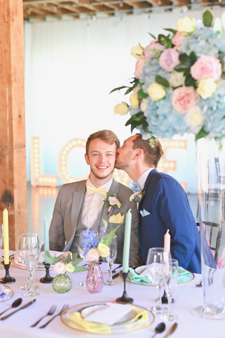 This Colorful Pastel Rainbow Wedding Shoot Is Gorgeous Popsugar Love