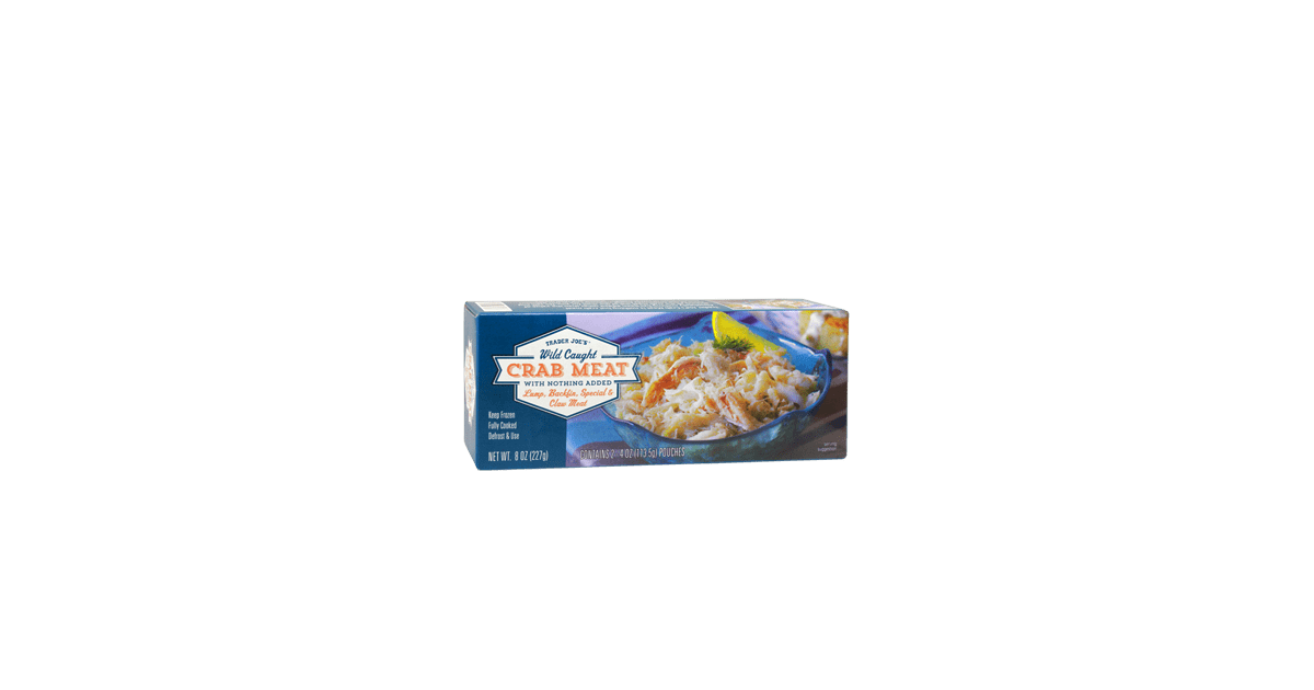 Trader Joe’s Wild Caught Crab Meat Best Healthy Frozen Foods