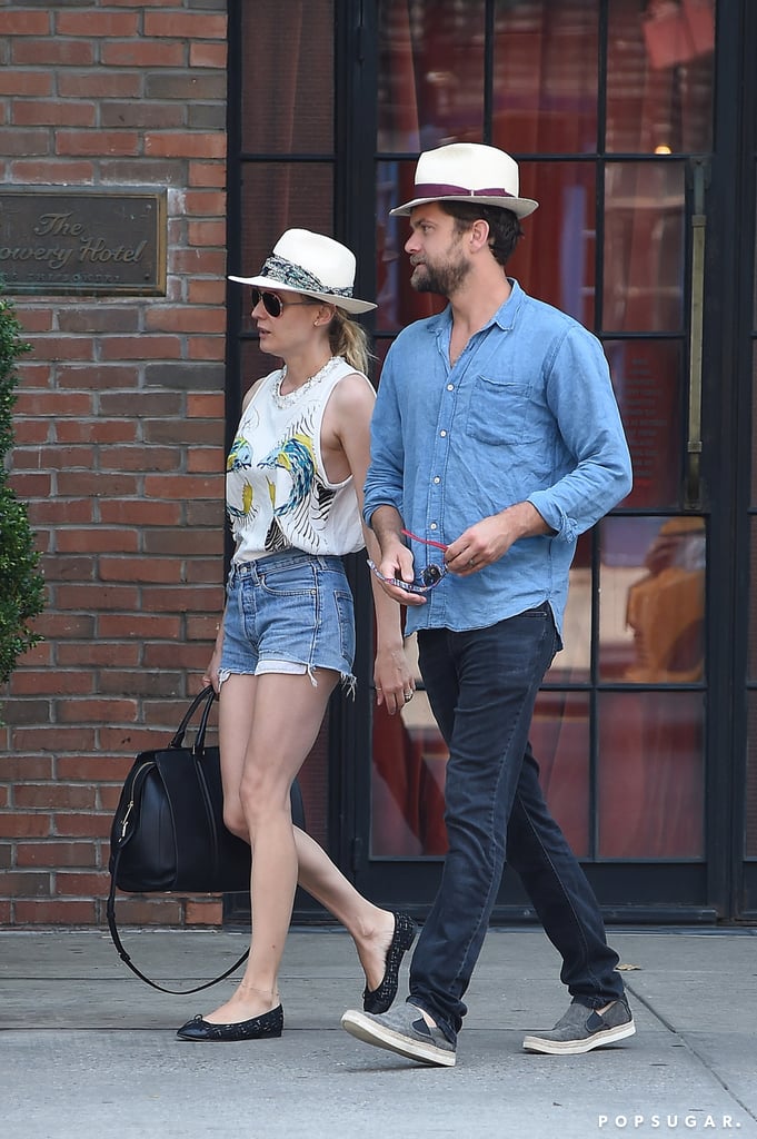 Diane Kruger and Joshua Jackson took a morning stroll in SoHo on Thursday.