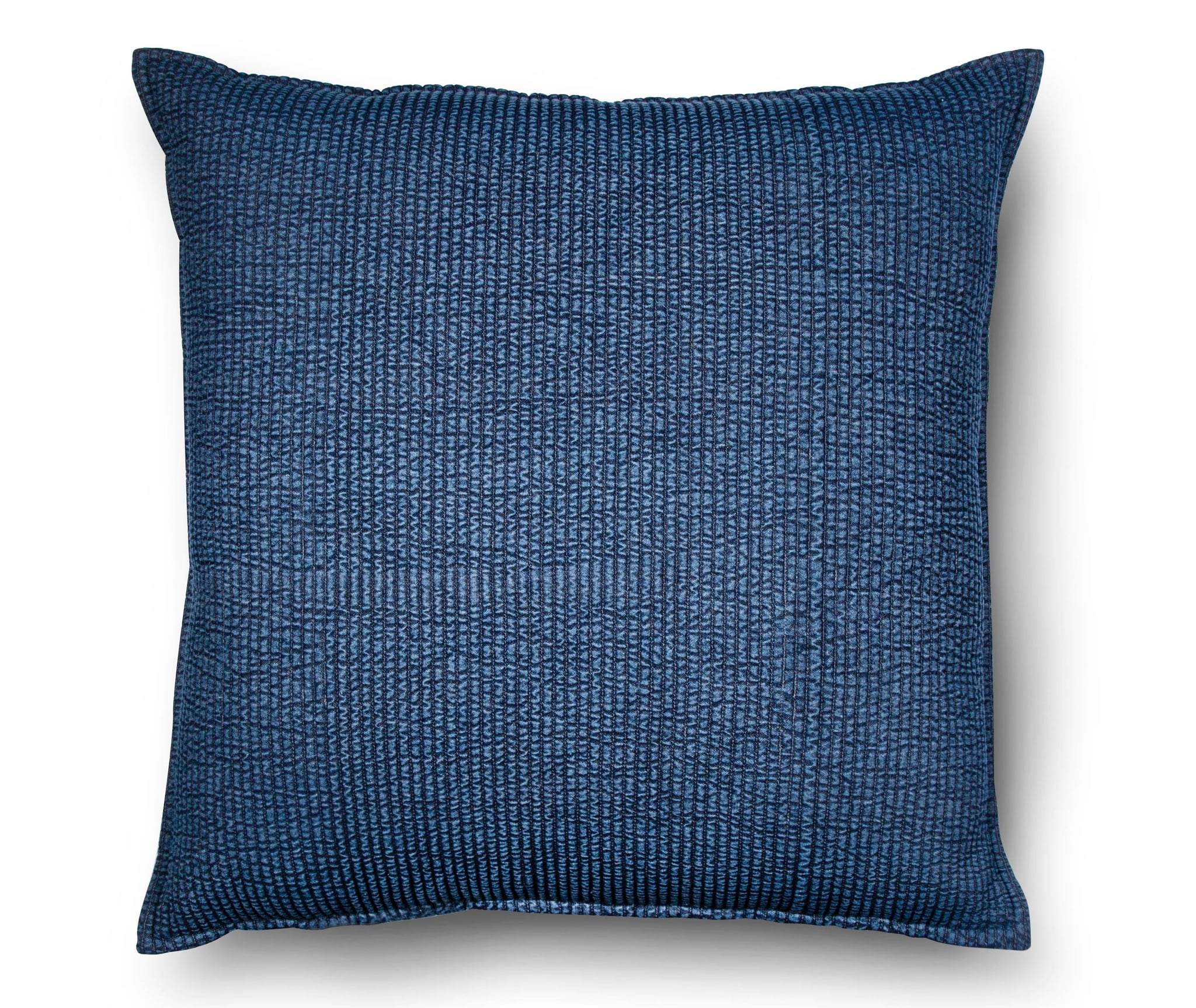 Threshold Blue Oversized Chambray Denim Throw Pillow Celebrate