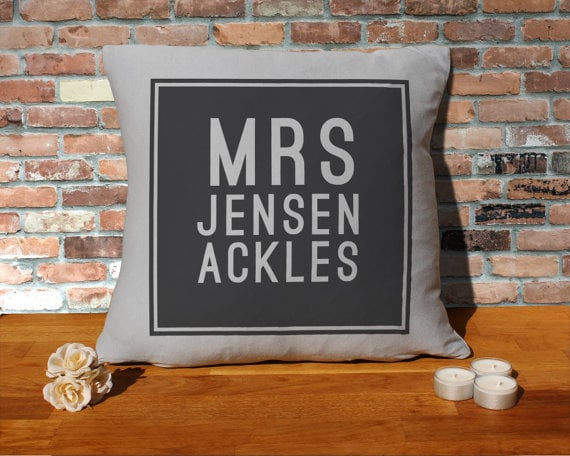 "Mrs. Jensen Ackles" Cushion Pillow