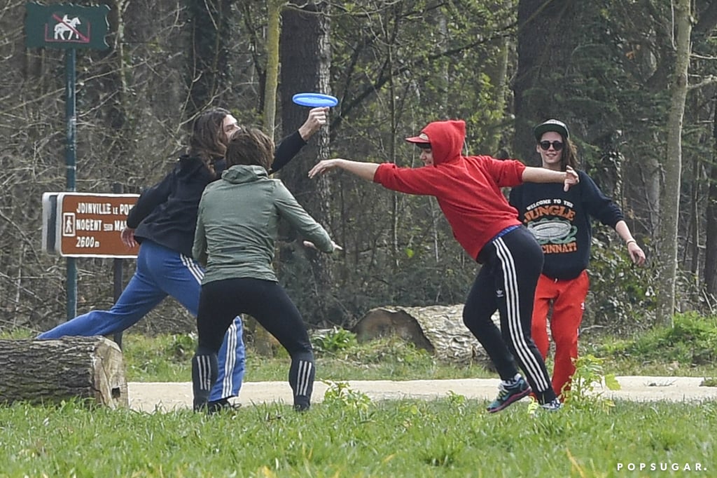 Kristen Stewart and Soko Playing in the Park Pictures 2016