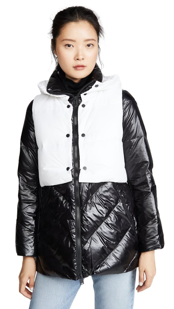 Add Down Jacket With Detachable Hooded Vest
