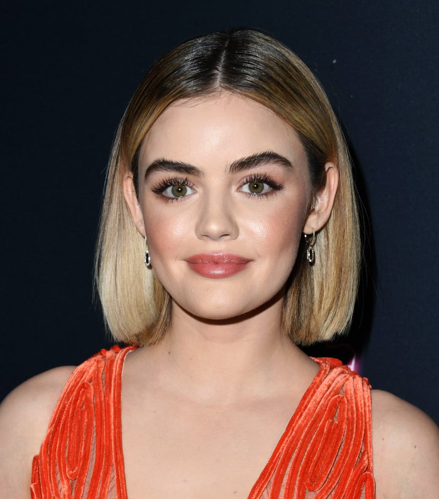 Lucy Hale With Golden-Brown Hair