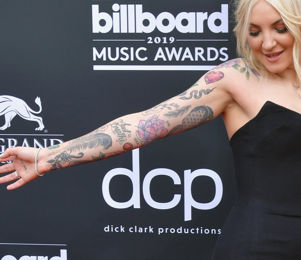 Julia Michaels's "Colourful Artichoke" Arm Tattoo