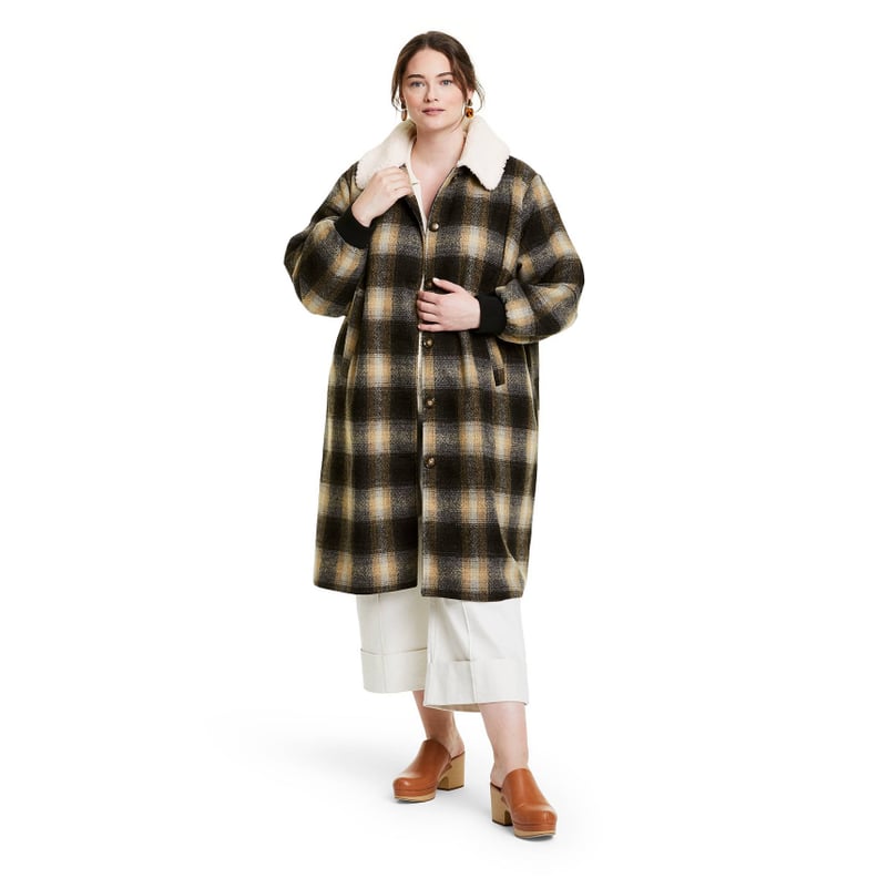 Rachel Comey x Target Plaid Sherpa Collared Overcoat