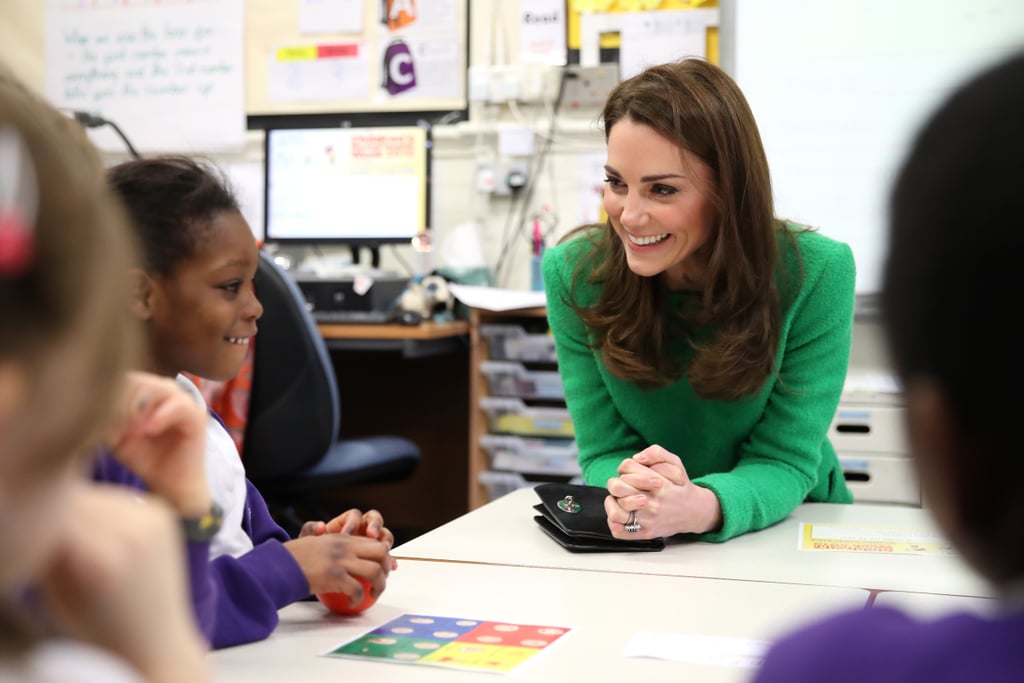 Kate Middleton Visits Schools February 2019 POPSUGAR Celebrity UK