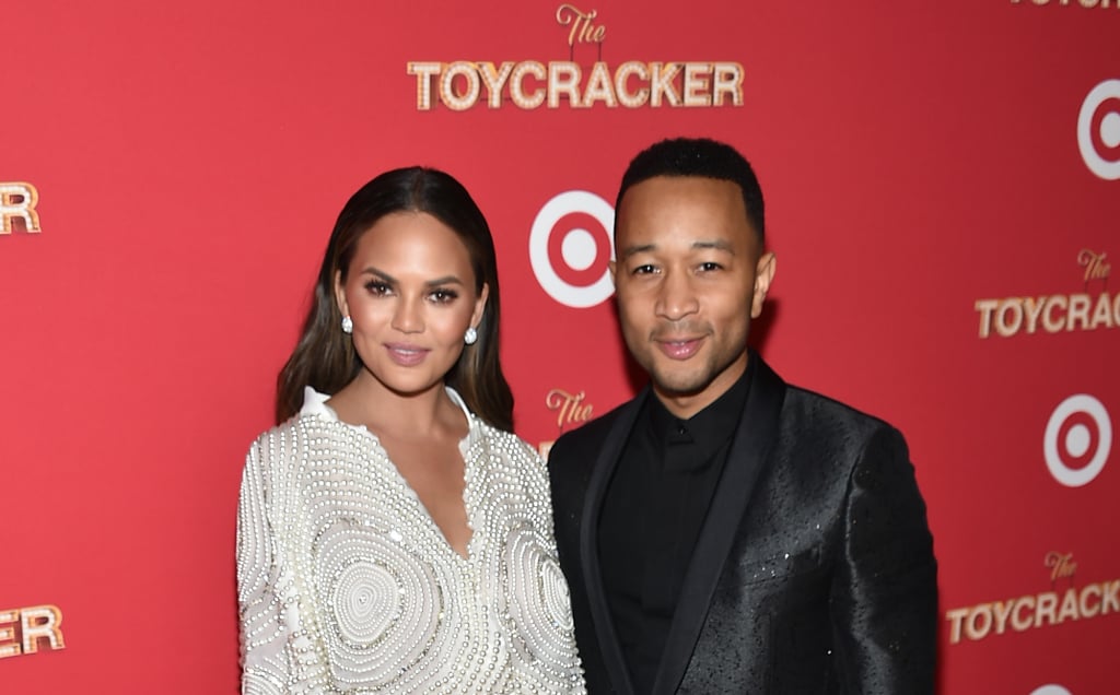 Chrissy Teigen and John Legend at Target's Toycracker Event