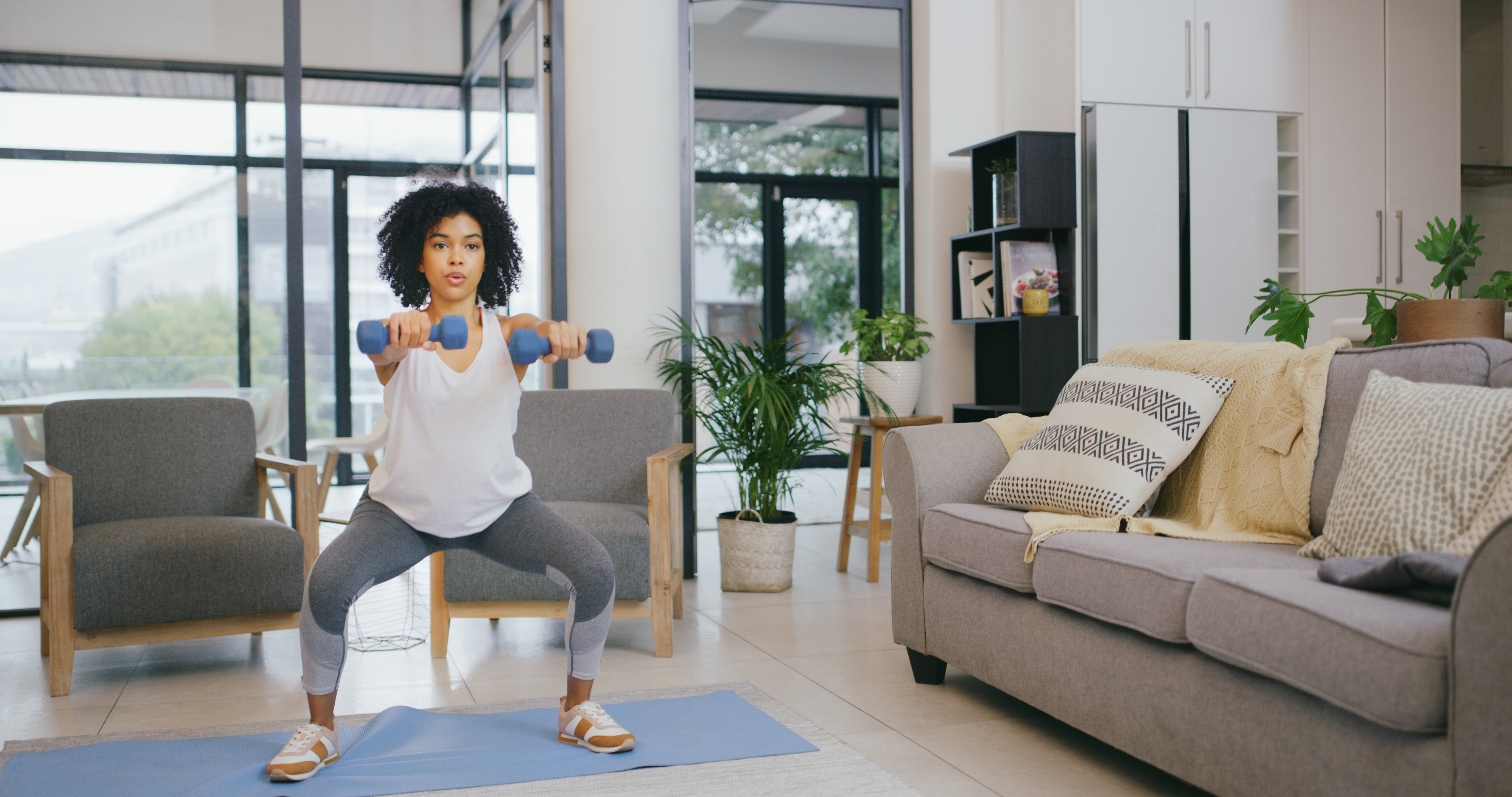 Living room on sale hiit workout