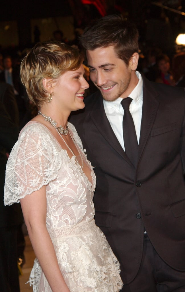 Kirsten Dunst and Jake stuck close at the 2004 Vanity Fair Oscar party in LA.