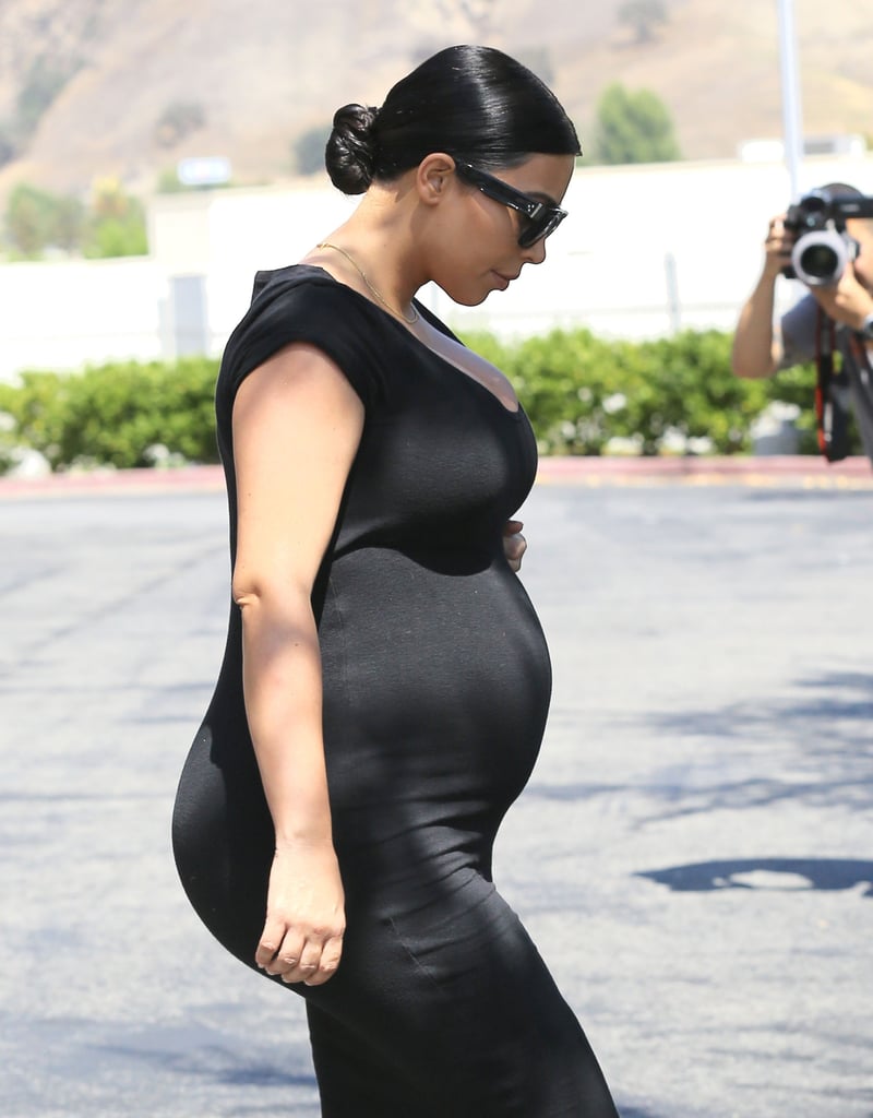 Kim Kardashian Baby Bump Grocery Store Pictures